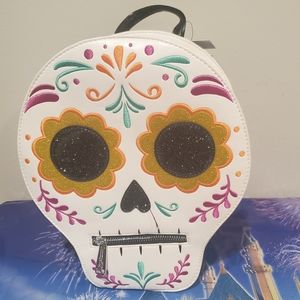 Disney Parks Coco Sugar Skull Loungefly Backpack